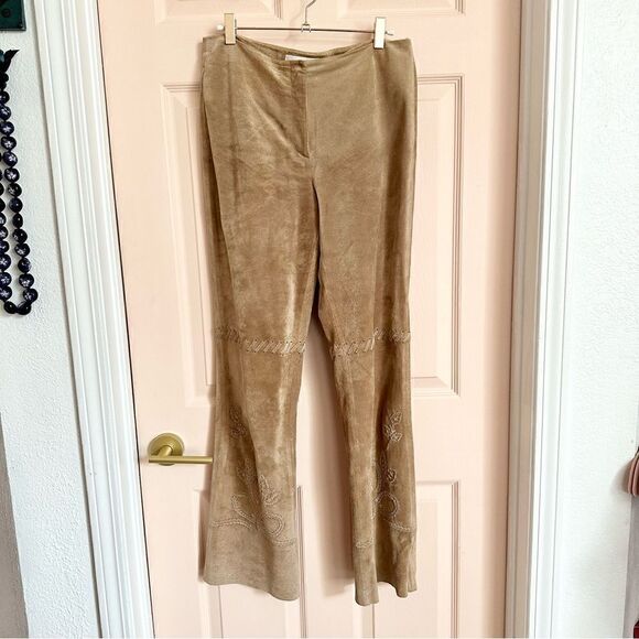 Brown Margaret Godfrey leather pants - Picture 1 of 5